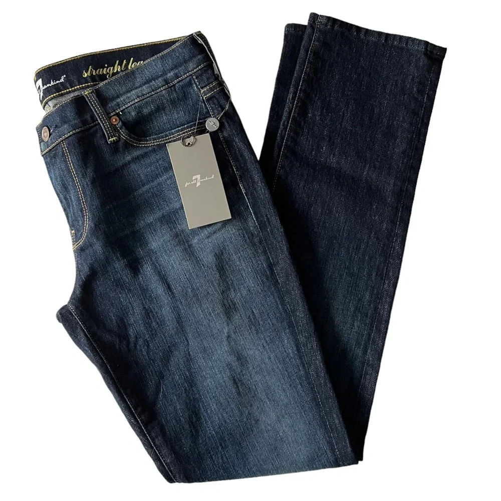 7FAMK Straight Leg Jean | 30 NWT